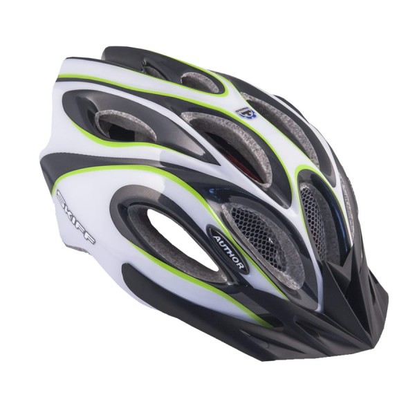 casco per bici Skiff taglia L 58cm-62cm protezione contro gli insetti Dial-Fit bianco vert