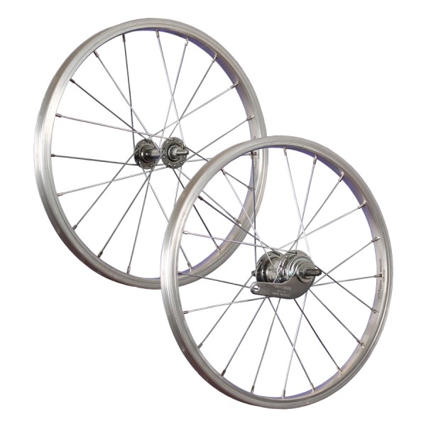 18 pollici set ruote bici contropedale acciaio inossidabile 355-19 argento
