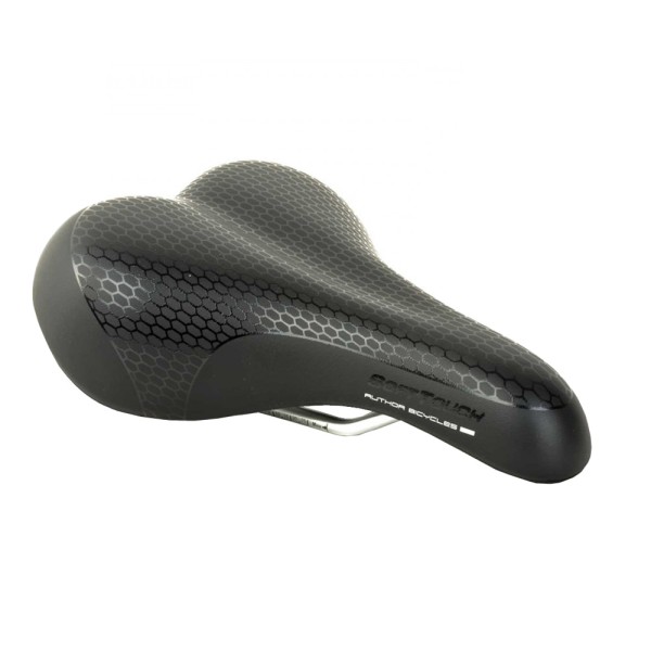 Sella per biciclette ASD-Soft Touch Gel Vacuum per Trekking Touring MTB Nero