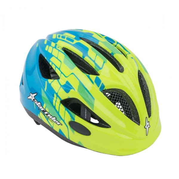 Autore Bicycle Helmet Kid's Star Rider Size S 46cm-51cm Dial-Fit Giallo