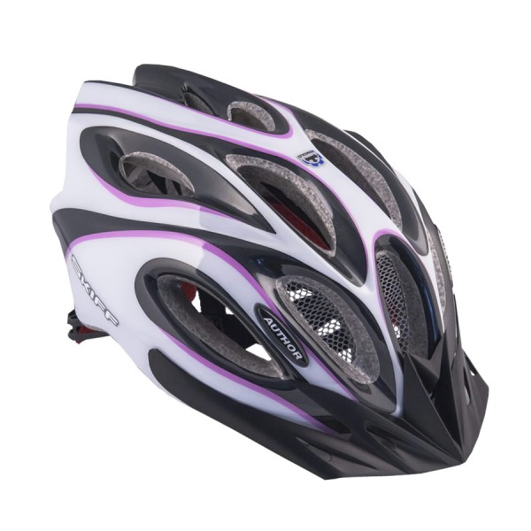 casco per bici Skiff taglia M 52cm-58cm protezione contro gli insetti Dial-Fit bianco rosato