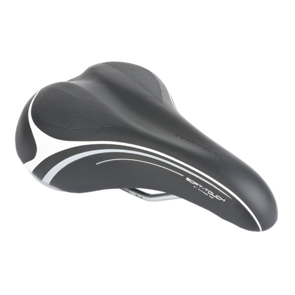 Sella per biciclette ASD-Soft Touch Anatomical Comfort Saddle Unisex Nero